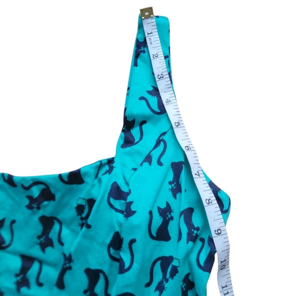 Modcloth IXIA Cat Print Fit & Flare Dress With Pockets! - Picture 7 of 8